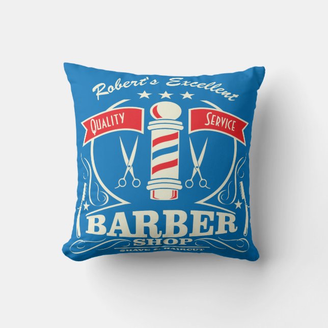 Coussin Rasage et coupe de cheveux de raseur-coiffeur de (Recto)