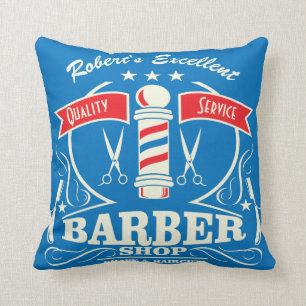 Coussin Rasage et coupe de cheveux de raseur-coiffeur de