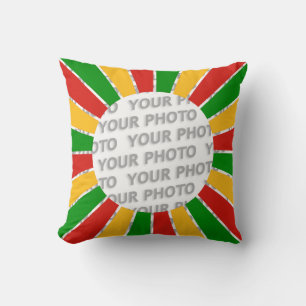 Coussin RASTAFARI BOUTON DRAGON RAYS + votre signe ou votr