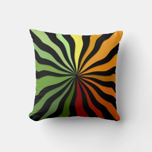 Coussin Rayon de soleil d'automne - ZHP (Recto)