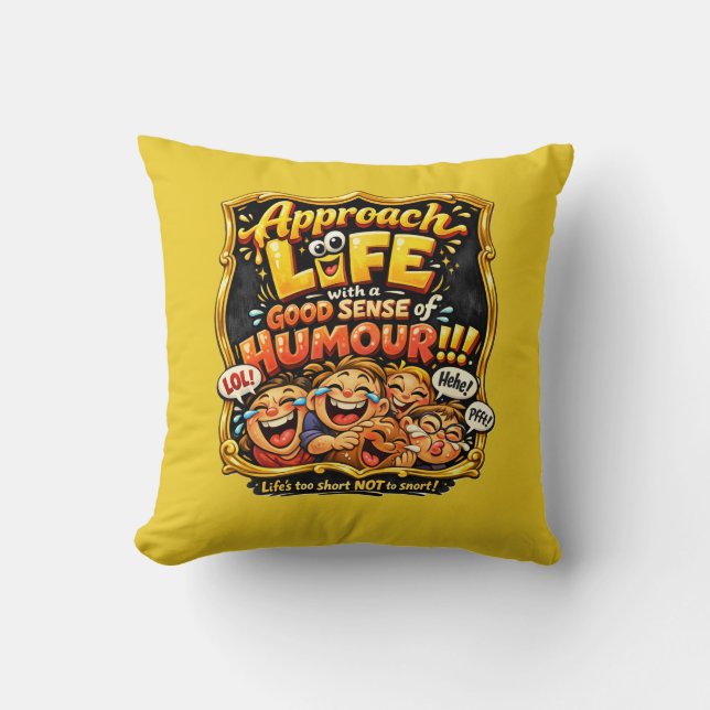 Coussin Rayonner de joie (Recto)