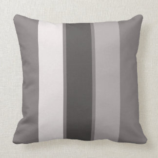 Coussin Rayure chaude du gris 3 (2 3) de 20" carreau