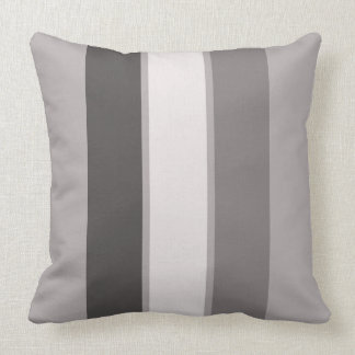 Coussin Rayure chaude du gris 3 (3 3) de 20" carreau