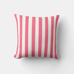 Coussin Rayure rose clair