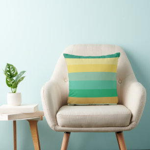 Coussin Rayures de couleur claire
