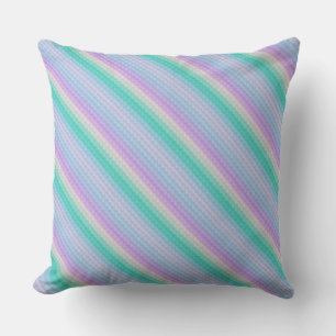 Coussin Rayures élégantes et pois