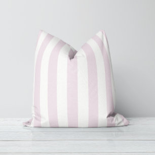 Coussin Rayures Intemporelles Rose Pastel