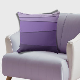 Coussin Rayures irrégulières horizontales modernes nuances