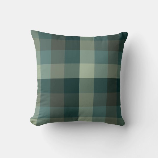 Coussin Rayures vertes (Recto)