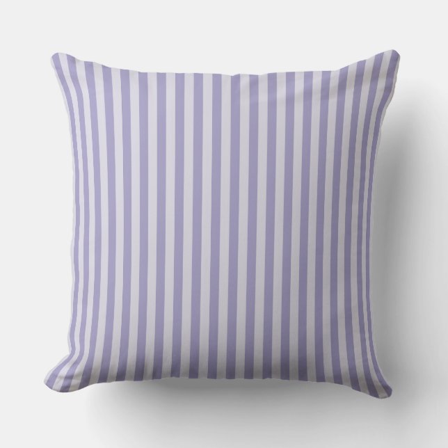 Coussin Rayures violettes (Recto)