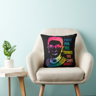 Coussin RBG Lutte Pour Les Choses Qui Vous Intéressent