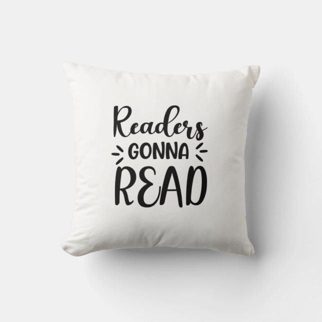 Coussin Reading art readers (Recto)