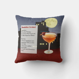 Coussin Recette de cocktail Manhattan