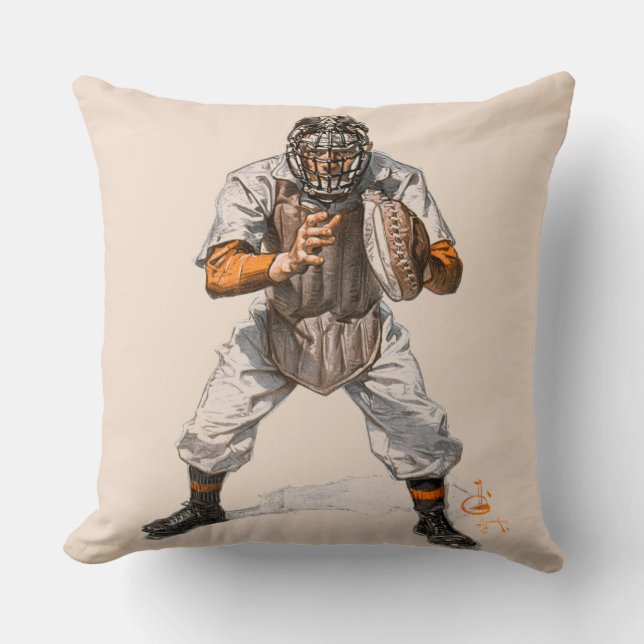 Coussin Receveur de base-ball (Recto)