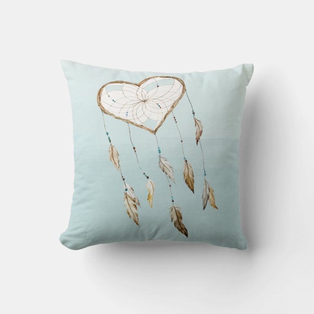 Coussin Receveur rêveur de coeur (Recto)