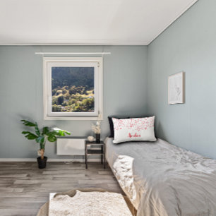 Coussin Rectangle С Noël rouge Ball étoile Nom de la décoration