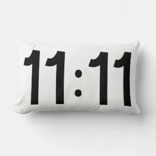 Coussin Rectangle 11h11 Numérologie manifestante Nombres ésotériques