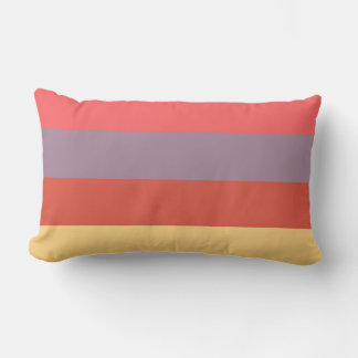 Coussin Rectangle 4 couleurs pastel