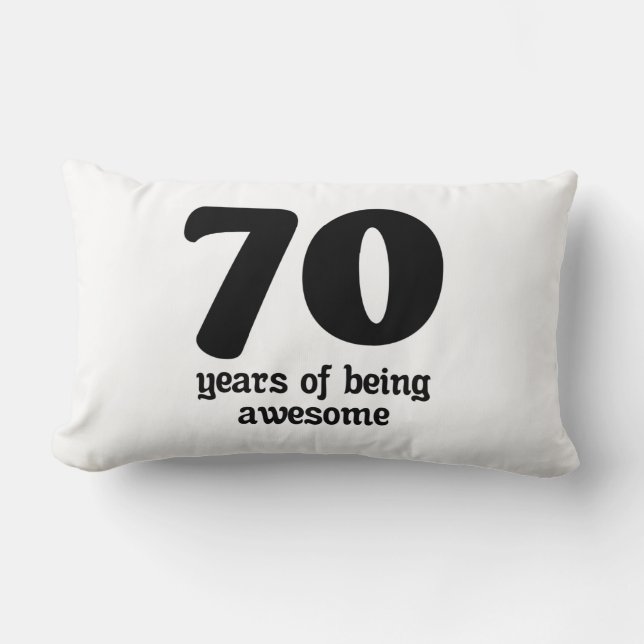 Coussin Rectangle 70 ans d'en être fier (Recto)