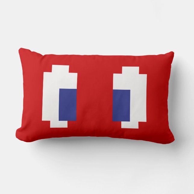 Coussin Rectangle 8 bits Pixel Manga Eyes (Recto)