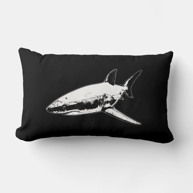 Coussin Rectangle A Pirates Life double esidedsharkpillow_1 (Recto)