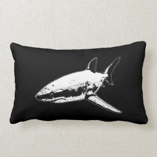 Coussin Rectangle A Pirates Life double esidedsharkpillow_1