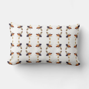 Coussin Rectangle Abeille miel mignonne bee bumble bee