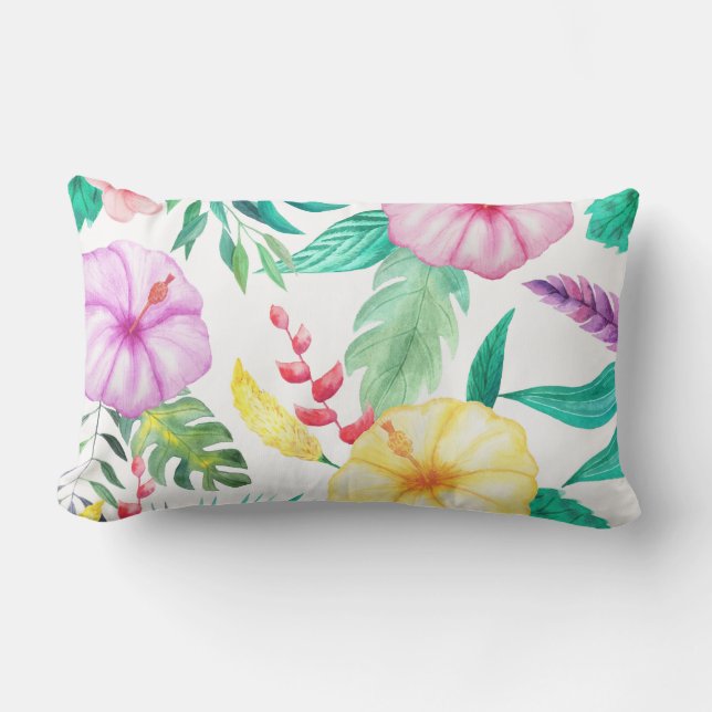 Coussin Rectangle Abstract tropical (Recto)