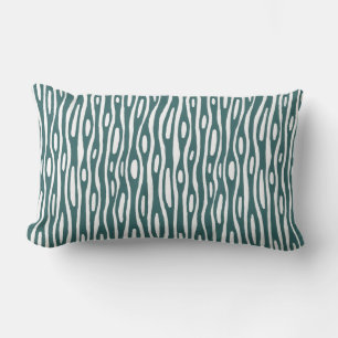 Coussin Rectangle Abstrait 280314 - Moss Green sur blanc