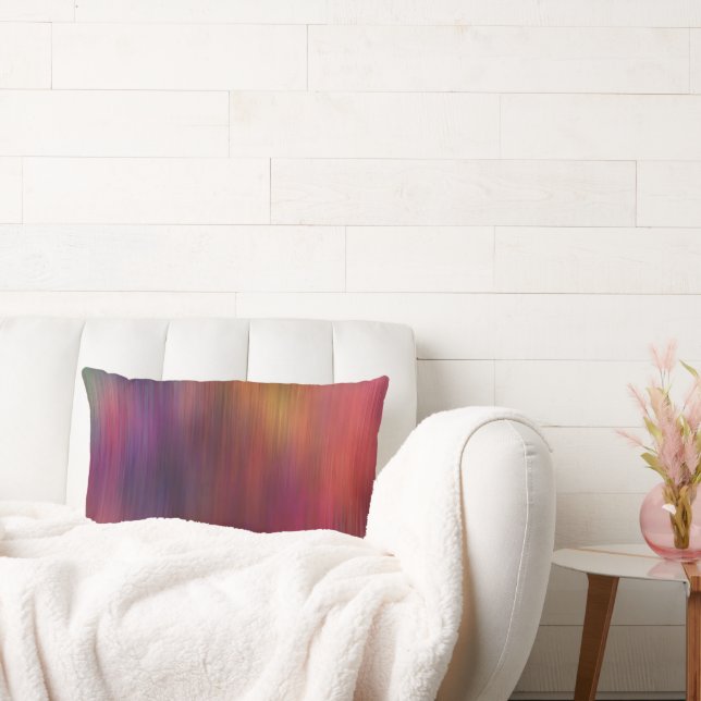 Coussin Rectangle accent audacieux violet et design artistique magen (Canapé)