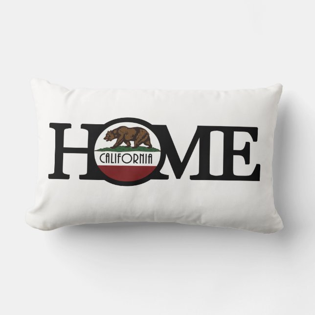 Coussin Rectangle ACCUEIL Californie (Recto)
