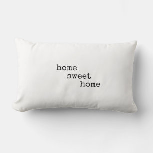 Coussin Rectangle accueil home sweet home décoration minimaliste sur