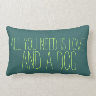 Coussin Rectangle Adorable Tout ce dont vous avez besoin est Amour, 