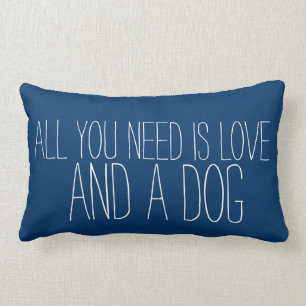 Coussin Rectangle Adorable Tout ce dont vous avez besoin est Amour, 