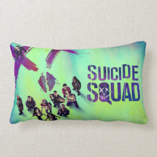Coussin Rectangle Affiche de groupe du peloton de suicide