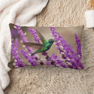 Coussin Rectangle Ailes de la foi qui étincelle les oreilles de viol
