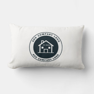 Coussin Rectangle Ajouter Business Logo Modern Company Shoroom