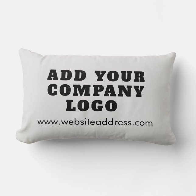 Coussin Rectangle Ajouter votre entreprise Logo Showroom Guesthouse  (Recto)