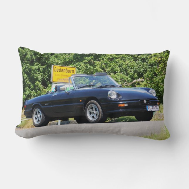 Coussin Rectangle Alfa Romeo Spider en tant que modèle spécial ZENDE (Recto)