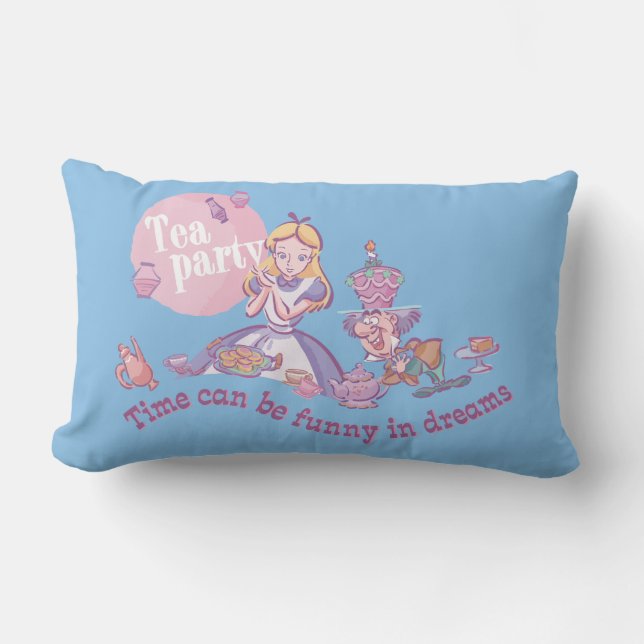 Coussin Rectangle Alice| Le Temps Peut Être Amusant Dans Les Rêves (Recto)