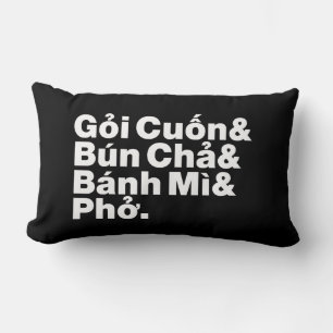 Coussin Rectangle Alimentation de rue vietnamienne