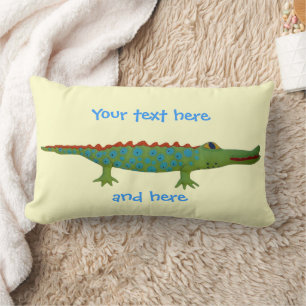 Coussin Rectangle Alligator