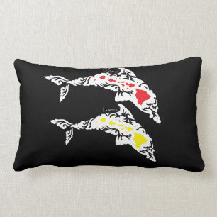 Coussin Rectangle Aloha dauphin d'îles d'Hawaï
