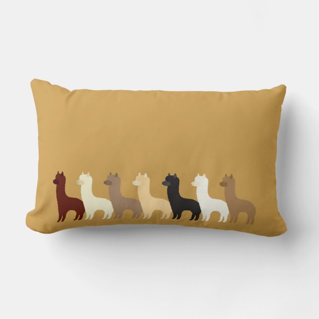 Coussin Rectangle Alpaga (Recto)