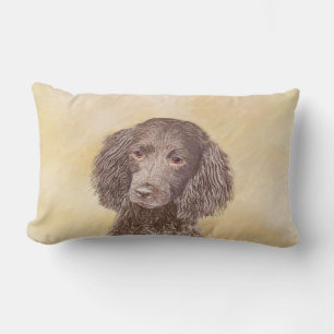 Coussin Rectangle American Water Spaniel Peinture - Original Dog Art