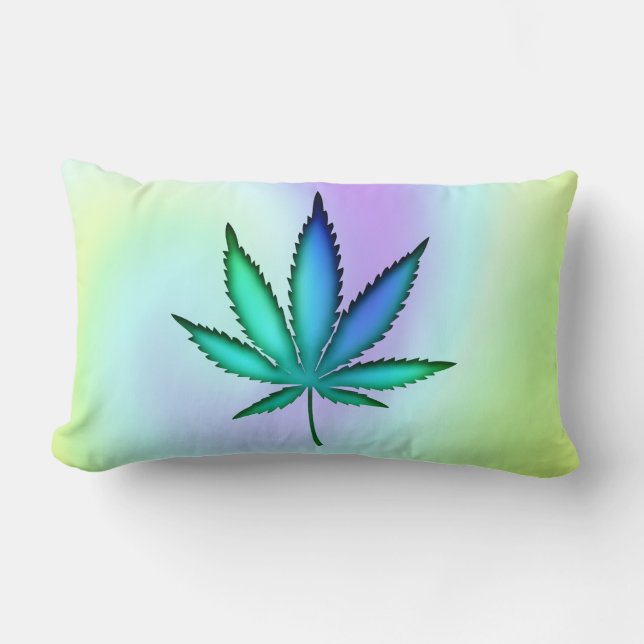 Coussin Rectangle Amour arc-en-ciel (Recto)