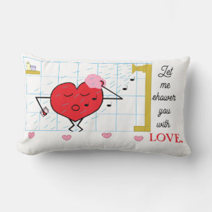Coussin Rectangle Amour douche :