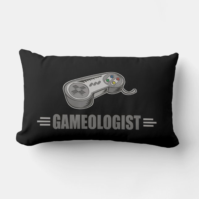 Coussin Rectangle Amusant jeu vidéo (Recto)