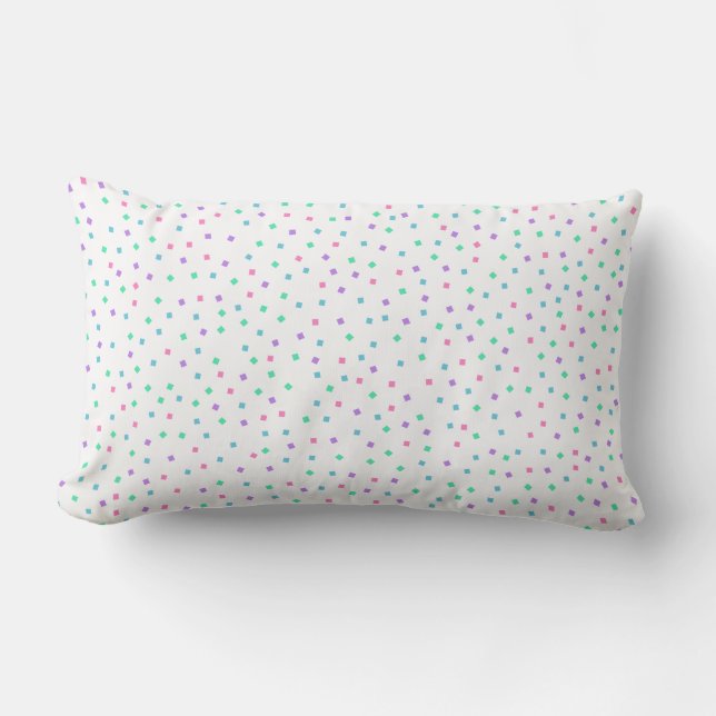 Coussin Rectangle Amusants Confetti Jeu d'oreiller (Recto)