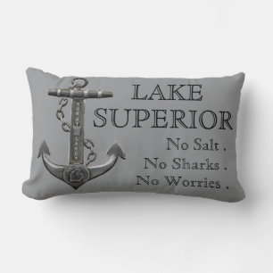 Coussin Rectangle Ancrage de pirate nautique en détresse du lac Supé